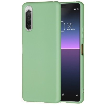 Sony Xperia 10 II Shell kieto silikono TPU žalias dėklas - nugarėlė | Priedai.lt
