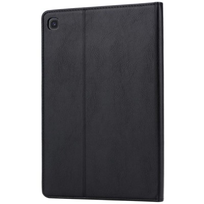 Prabangus „Comma“ odinis atverčiamas juodas Samsung Galaxy Tab A7 10.4 2020 (T505,T500) dėklas | Priedai.lt