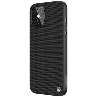 Apple iPhone 12 Pro Max „Nillkin“ Textured Case juodas dėklas - nugarėlė | Priedai.lt