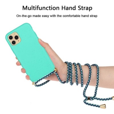 Apple iPhone 12 (12 Pro) Strap kieto silikono TPU mėtinis dėklas - nugarėlė | Priedai.lt