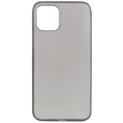 Ploniausias pasaulyje plastikinis skaidrus Apple iPhone 12 (12 Pro) pilkas dėklas - nugarėlė | Priedai.lt