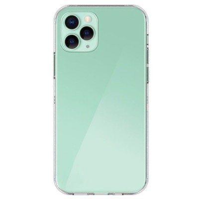 Apple iPhone 12 (12 Pro) kieto silikono TPU skaidrus dėklas - nugarėlė | Priedai.lt