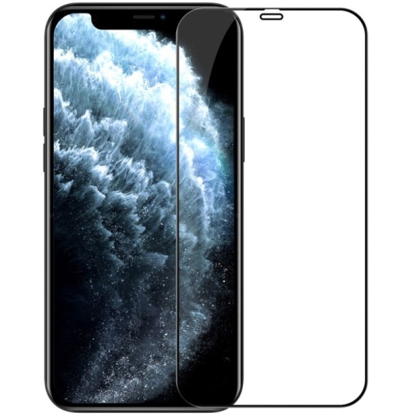 „Nillkin“ CP 9H Tempered Glass apsauginis ekrano stiklas 0.33 mm - juodas (iPhone 12 Mini)