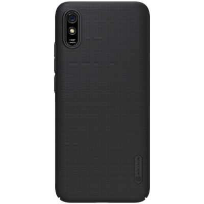 Xiaomi Redmi 9A „Nillkin“ Frosted Shield juodas plastikinis dėklas, nugarėlė | Priedai.lt