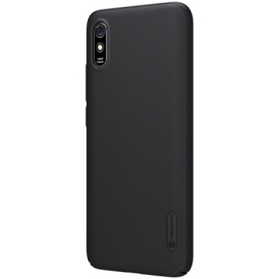 Xiaomi Redmi 9A „Nillkin“ Frosted Shield juodas plastikinis dėklas, nugarėlė | Priedai.lt