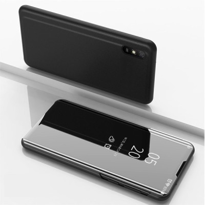 Xiaomi Redmi 9A plastikinis atverčiamas juodas dėklas | Priedai.lt