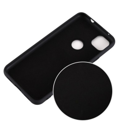 Google Pixel 4A Shell kieto silikono TPU juodas dėklas - nugarėlė | Priedai.lt