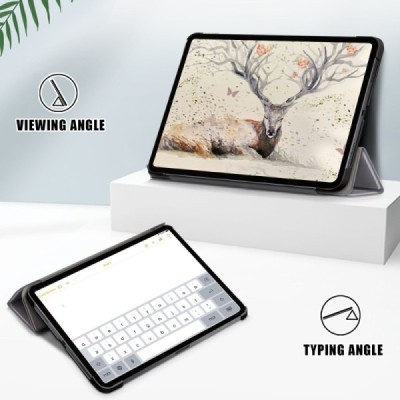 Atverčiamas dėklas - pilkas (iPad Air 11 (2026 / 2025 / 2024) / iPad Air 5 (2022) / iPad Air 4 (2020))