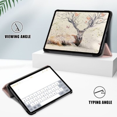 Atverčiamas dėklas - auksinis (iPad Air 11 (2026 / 2025 / 2024) / iPad Air 5 (2022) / iPad Air 4 (2020))