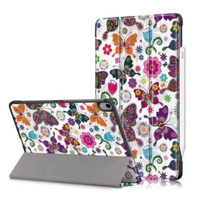 Apple iPad Air 4 10.9" (2020) atverčiamas „Butterflies“ spalvotas dėklas - knygutė | Priedai.lt