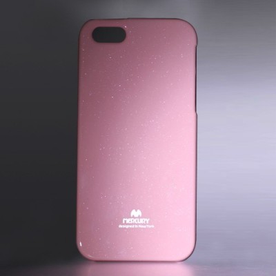 „Mercury“ Color kieto silikono (TPU) rožinis Apple iPhone SE (5, 5s) dėklas (dėkliukas) / Priedai.lt