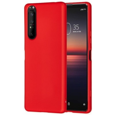 Sony Xperia 5 II Shell kieto silikono TPU raudonas dėklas - nugarėlė | Priedai.lt