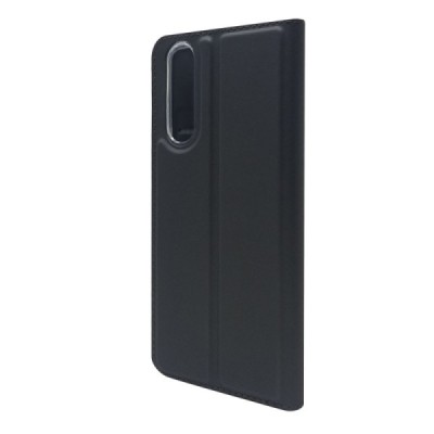 „Dux Ducis“ Skin serijos Sony Xperia 5 II pilkas odinis atverčiamas dėklas | Priedai.lt