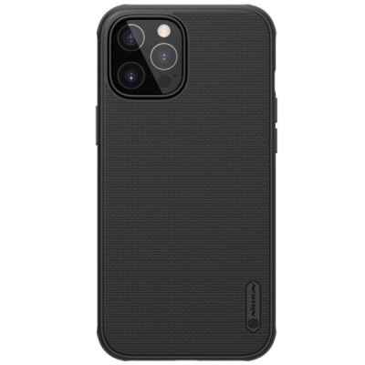 Apple iPhone 12 Pro Max „Nillkin“ Frosted Shield Pro juodas dėklas - nugarėlė | Priedai.lt