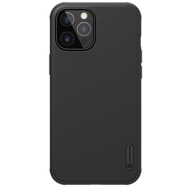 „Nillkin“ Frosted Shield Pro dėklas - juodas (iPhone 12 Pro Max)
