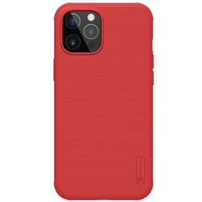 Apple iPhone 12 Pro Max „Nillkin“ Frosted Shield Pro raudonas dėklas - nugarėlė | Priedai.lt
