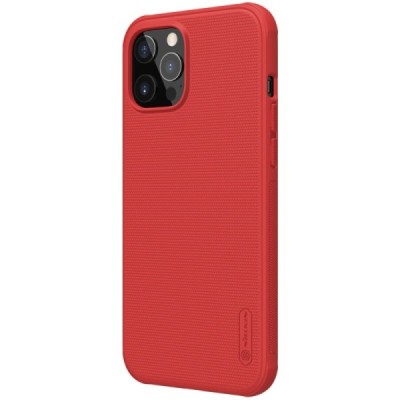 Apple iPhone 12 Pro Max „Nillkin“ Frosted Shield Pro raudonas dėklas - nugarėlė | Priedai.lt