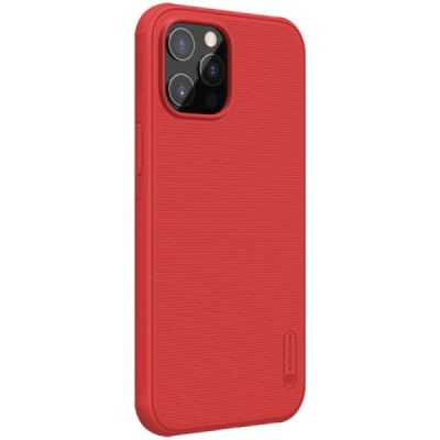 Apple iPhone 12 Pro Max „Nillkin“ Frosted Shield Pro raudonas dėklas - nugarėlė | Priedai.lt