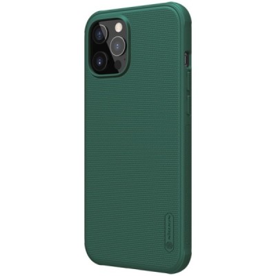 Apple iPhone 12 Pro Max „Nillkin“ Frosted Shield Pro žalias dėklas - nugarėlė | Priedai.lt