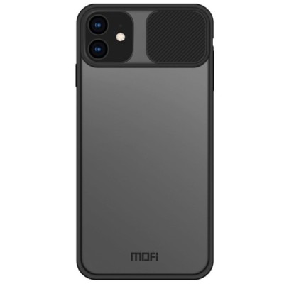 Apple iPhone 12 Mini „Mofi“ CamShield skaidrus dėklas, nugarėlė su kameros apsauga | Priedai.lt