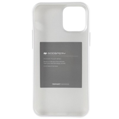 Apple iPhone 12 Pro Max Mercury sidabrinis kieto silikono TPU dėklas - nugarėlė | Priedai.lt