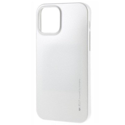 Apple iPhone 12 Pro Max Mercury sidabrinis kieto silikono TPU dėklas - nugarėlė | Priedai.lt
