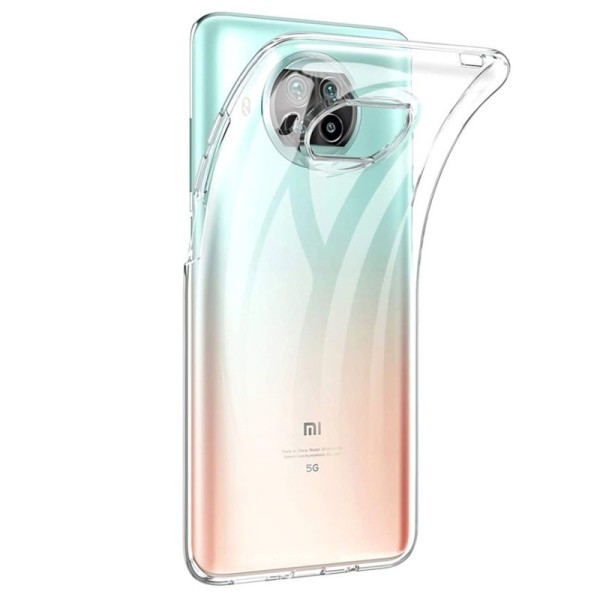 Kieto silikono (TPU) dėklas - skaidrus (Mi 10T Lite)