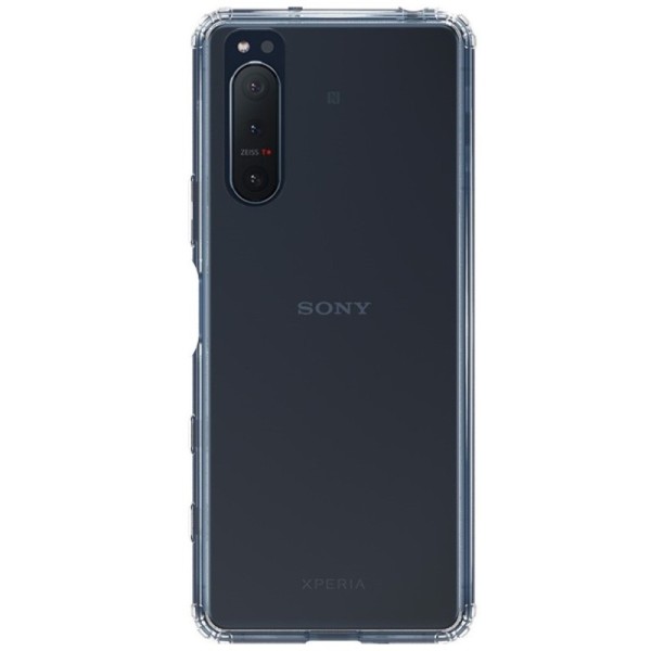 Kieto silikono (TPU) dėklas - skaidrus (Xperia 5 II)
