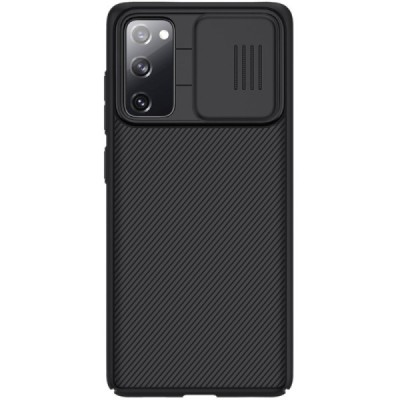 Samsung Galaxy S20 FE (Fan Edition) „Nillkin“ CamShield juodas dėklas, nugarėlė su kameros apsauga | Priedai.lt