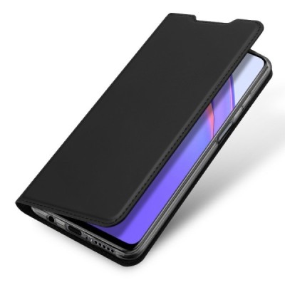 Xiaomi Mi 10T Lite 5G „Dux Ducis“ Skin serijos juodas odinis atverčiamas dėklas - knygutė | Priedai.lt