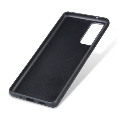 „Deluxe Leather“ Samsung Galaxy S20 FE (Fan Edition) juodas odinis dėklas | Priedai.lt