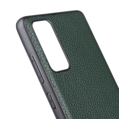 „Deluxe Leather“ Samsung Galaxy S20 FE (Fan Edition) žalias odinis dėklas | Priedai.lt