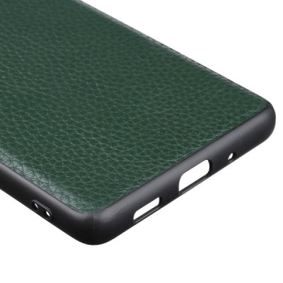 „Deluxe Leather“ Samsung Galaxy S20 FE (Fan Edition) žalias odinis dėklas | Priedai.lt
