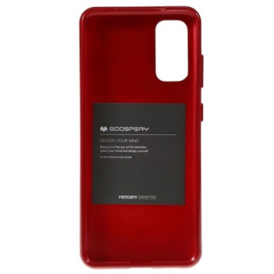 Samsung Galaxy S20 FE (Fan Edition) Mercury raudonas kieto silikono tpu dėklas - nugarėlė | Priedai.lt