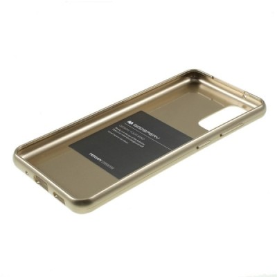 Samsung Galaxy S20 FE (Fan Edition) Mercury auksinis kieto silikono tpu dėklas - nugarėlė | Priedai.lt