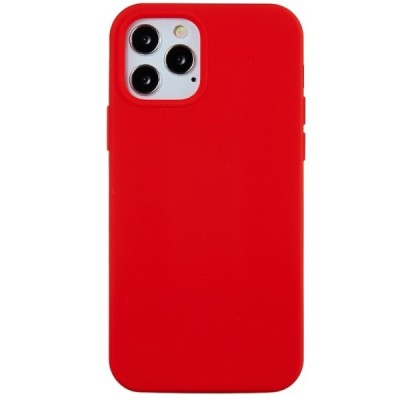 Apple iPhone 12 Pro Max „Shell“ kieto silikono TPU raudonas dėklas - nugarėlė | Priedai.lt