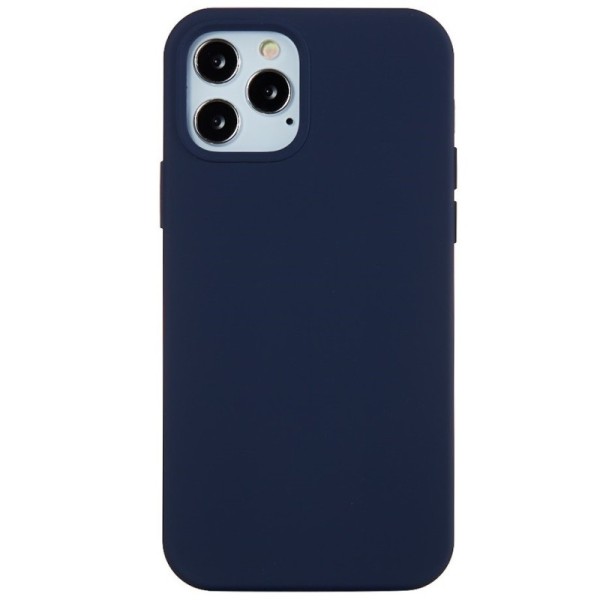 Kieto silikono (TPU) dėklas - tamsiai mėlynas (iPhone 12 Pro Max)
