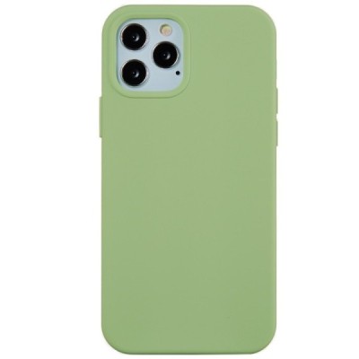 Apple iPhone 12 Pro Max kieto silikono TPU žalias dėklas - nugarėlė | Priedai.lt
