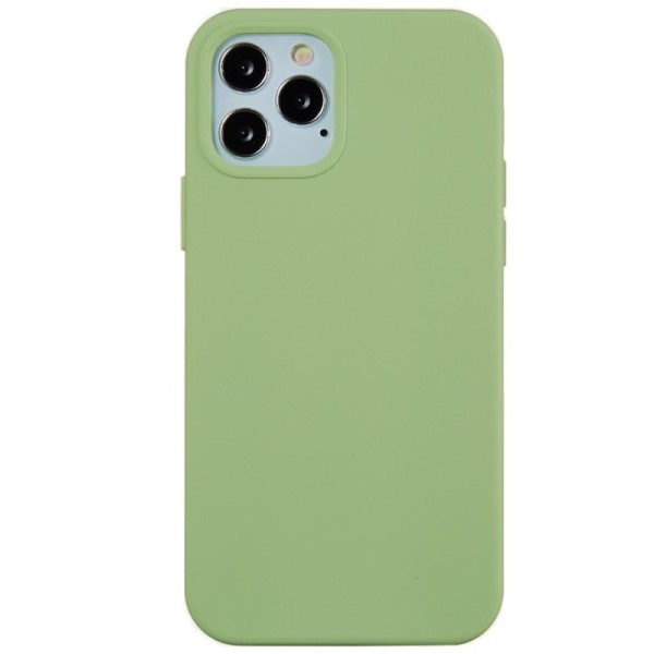 Kieto silikono (TPU) dėklas - žalias (iPhone 12 Pro Max)