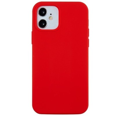 Apple iPhone 12 Mini kieto silikono TPU raudonas dėklas - nugarėlė | Priedai.lt