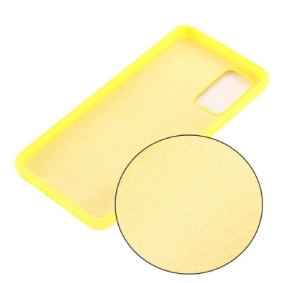 Samsung Galaxy S20 FE (Fan Edition) Shell kieto silikono TPU geltonas dėklas - nugarėlė | Priedai.lt