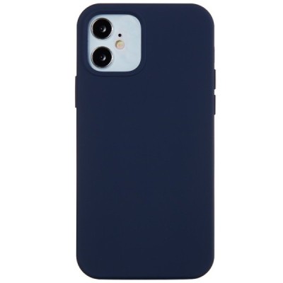 Apple iPhone 12 Mini kieto silikono TPU mėlynas dėklas - nugarėlė | Priedai.lt