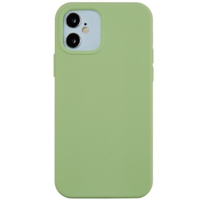 Apple iPhone 12 Mini kieto silikono TPU žalias dėklas - nugarėlė | Priedai.lt