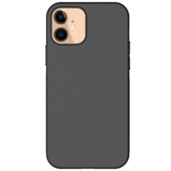 Ploniausias TPU dėklas - juodas (iPhone 12 Mini)