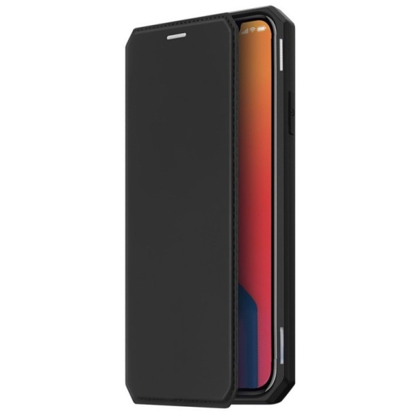 „Dux Ducis“ Skin X atverčiamas dėklas - juodas (iPhone 12 Mini)