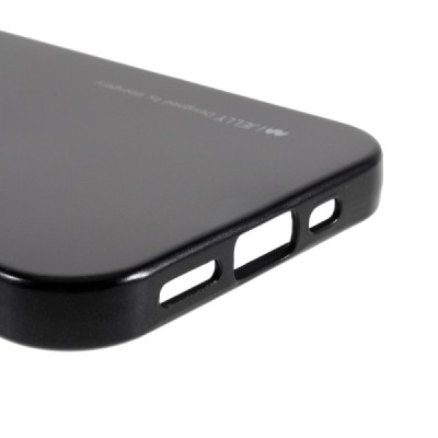 Apple iPhone 12 Mini Mercury juodas kieto silikono TPU dėklas - nugarėlė | Priedai.lt
