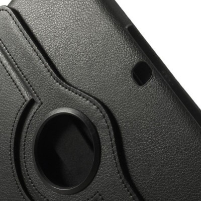 Samsung Galaxy Tab 4 10.1 T535 atverčiamas juodas dėklas, sukiojamas 360° / Priedai.lt