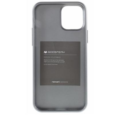 Apple iPhone 12 Mini Mercury pilkas kieto silikono TPU dėklas - nugarėlė | Priedai.lt