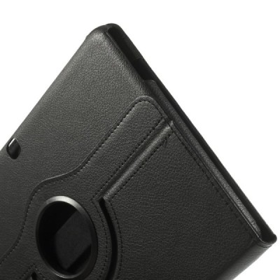 Samsung Galaxy Tab 4 10.1 T535 atverčiamas juodas dėklas, sukiojamas 360° / Priedai.lt