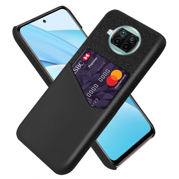 „KSQ“ Shell dėklas su kišenėle - juodas (Mi 10T Lite)